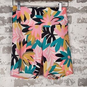 Billabong Adventure‎ Division Drifter Bike Shorts Women's 8 Floral Print UPF 50